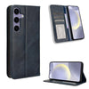 For Samsung Galaxy S24 FE 5G Magnetic Buckle Retro Texture Leather Phone Case(Blue)