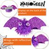 1pair Halloween Bat Hairpin Children Costume Headdress(Rose Red)