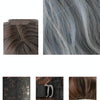 Ladies Long Hair Slightly Curly Wig Natural Fluffy Hair Cover, Color:Dark Brown