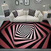 3D Stereo Rectangular Visual Geometric Living Room Carpet, Size: 50x80cm(Cosmic Starry Sky)