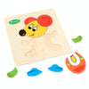 5 PCS Children Wooden 3D Puzzle Baby Educational Early Education Toys(Crab)