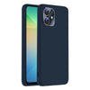 For Samsung Galaxy A06 4G Nano Lens Cover Liquid Silicone Phone Case(Titanium Blue)