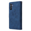 For Samsung Galaxy A16 5G Multifunctional Frosted Zipper Wallet Leather Phone Case(Blue)