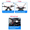 Motorcycle Bracket Crab Navigation Phone Bracket,Style U-shaped+QC3.0 Dual USB  Charge