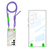 For Samsung Galaxy S25 Ultra 5G GKK Space Series Full Coverage Phone Case with Crossbody Rope(Purple)