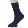 Cotton Slack Socks Mid-Tube Socks Thin Wide-Mouth Socks For Men, Size: Average 37-43(Navy Blue)