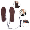 2 Pairs USB Shoe Dryer Electric Insoles Shoe Winter Keep Warm Heated Insole for Shoes Boot, Size:39-40