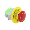 LAY37-11ZS Emergency Stop Button (Red, 22mm, 250V, 2pcs)