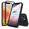 For iPhone 11 PC + TPU All-inclusive Phone Case (Black)