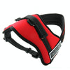 Padded Dog Harness, Red, Medium (50-65cm Chest)