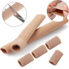 3pcs Toes Fingers Cushion Tube Sleeve Cuttable Silicone Gel Toe Pad For Corns Remover, Size: Large 2.5cm