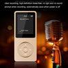 Card Ultra-thin Lossless MP4 Player With Screen(Gold)