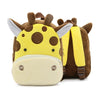 Kids 3D Animal Velvet Backpacks Children Cartoon Kindergarten Toys Gifts School Bags(Giraffe)