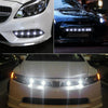 10 PCS 18mm 1.5W DC9-80V Motorcycle Eagle Eye Light Double Lens(White Light)