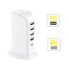 PD-36W PD3.0 + QC3.0 4-port USB Mobile Phone Charging Sailboat Multi Port Charger, AU Plug