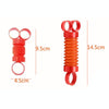 Finger Stretching Tube Finger Poppers Fidget Toy Decompression Toy(Orange)