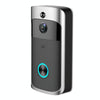 Smart WiFi Video Doorbell with Chime, 720P HD, Wireless, Rechargeable, US Plug (Black)