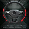 Round Style Car Universal Anti-skid Steering Wheel Cover, Diameter: 38cm(Black)
