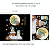 Christmas Window Decoration Poster Santa Claus Elk Snowflake Glass Wall Stickers, Style: SD-2208 30x45cm