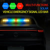 Car Triangular Light Warning Sign Solar Charging Strobe Emergency Ranger Light (Colorful Light)