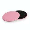 Pilates Yoga Sliding Plate Home Sports Abs Cocked Butt Fitness Foot Sliding Plate(Pink)