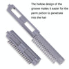 F2001 25 in 1 Perm Bar Styling Fluffy Perm Hair Clip Hair Salon Barber Shop Hairdressing Tools(Grey)