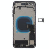 iPhone 8 Plus Back Cover Assembly Black - Keys, Speaker, Tray