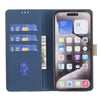 For Samsung Galaxy A56 5G Color Matching RFID Anti-theft Leather Phone Case(Blue)