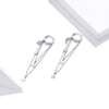 S925 Sterling Silver Star Moon Tassel Women Earrings