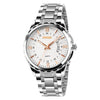 SKMEI 9069 Multifunctional Outdoor Fashion Business Waterproof Silver Shell Quartz Wrist Watch(Gold)