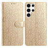 For Samsung Galaxy S25 Ultra 5G Daisy Embossed Leather Phone Case(Gold)