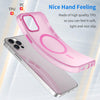 For iPhone 12 Pro MagSafe Frosted Translucent TPU + PC Full Coverage Phone Case(Pink)