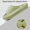 Summer Household Massage Slippers Bathroom Non-Slip Shower Thick Sole Slippers, Size: 38-39(Green)