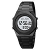 SKMEI 2069 Multifunctional 30M Waterproof Muslim Worships Digital Wrist Watch(Black+White)