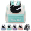 Breathable Cat Backpack Carrier, Blue - Foldable & Portable (Model 2)