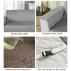 Waterproof Non-slip Pet Cushion One-piece Assemble Sofa Cover, Size:Right-240x270cm(Dark Blue)
