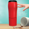 Portable Mighty Mug Solo Travel Coffee Herbal Ice Tea Fizzy Drink Mug Water Bottle Cup, Capacity: 500ml(Red)