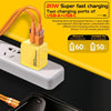 M167 PD 20W Type-C and USB QC 3.0 Fast Charger, Specification:EU Plug(Black)