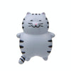 Fat Cat 3D Refrigerator Magnet Magnetic Sticker Phone Case DIY Accessories(Gray)