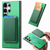 For Samsung Galaxy S25 Ultra 5G Retro Magsafe Card Bag PU Back Cover Phone Case(Green)