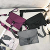 Workwear Crossbody Bag Single Shoulder Casual Small Bag(Black)