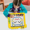 106 Beads Kids Magnetic Drawing Board Big Chess Children Creative Toys(Dinosaur Green)