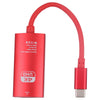TH001 USB-C / Type-C Male to HDTV Female 4K UHD Adapter(Red)