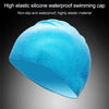 Adult Solid Color Waterproof Silicone Swimming Cap(Purple)