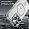 For iPhone 13 Pro Max Hardware Side Cooling Skin Feel Frosted Metal Lens Frame MagSafe Phone Case(Grey)