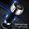 ACC-310 PD 20W + QC3.0 38W Dual Ports Fast Charging Car Charger (White)
