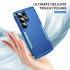 For Samsung Galaxy S25 Ultra 5G TPU + PC Shockproof Protective Phone Case(Royal Blue + Grey Green)