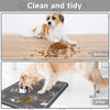 Absorbent Anti-Slip Dog Feeding Mat, Light Grey, 35x50cm