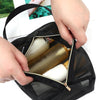 2 PCS Outdoor Travel Portable Mesh Toiletry Cosmetic Bag, Size: Large