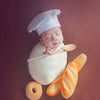 Small Bag 1  Newborn Babies Photography Clothing Chef Theme Set